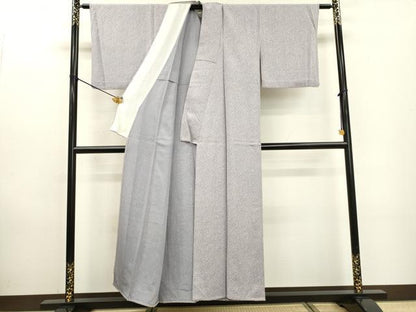 平和屋着物▽江戸小紋　単衣　花尽くし　正絹　逸品　DABD5919fe