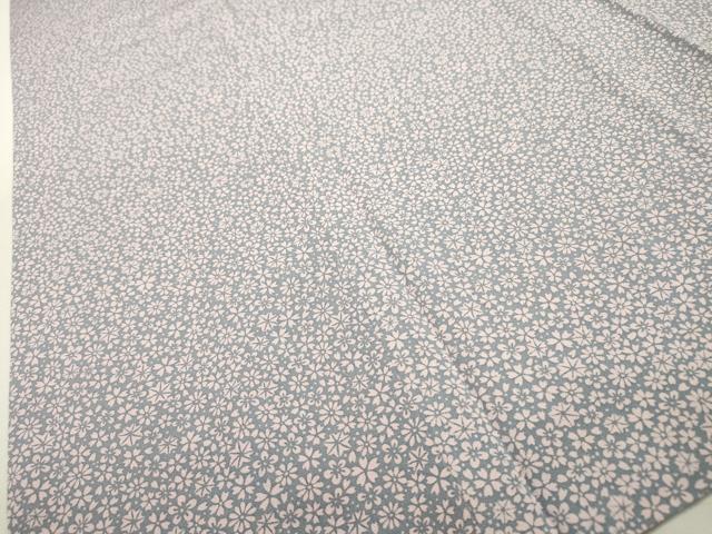 平和屋着物▽江戸小紋　単衣　花尽くし　正絹　逸品　DABD5919fe