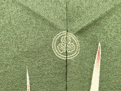 平和屋着物●訪問着　刺繍　人物風景文　松坂屋扱い　正絹　逸品　未使用　DABD5958fe