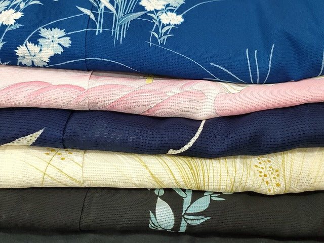 平和屋本店■夏物 訪問着 絽 紗 まとめて20点 蝶 花柄 友禅 手描き 着用可能多数 全て正絹 se4047 平和屋本店□夏物 訪問着 絽 紗 まとめて20点 蝶 花柄