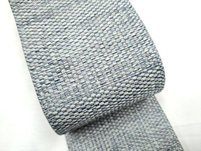 平和屋着物●男性　本場筑前博多織　角帯　霞文　証紙付き　正絹　逸品　CABF8510hy