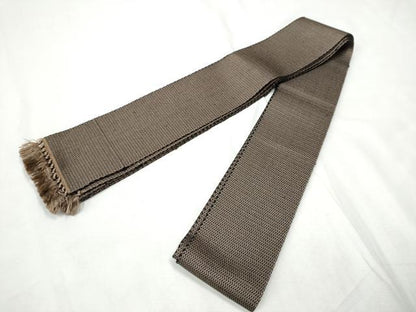 平和屋着物●男性　本場筑前博多織　角帯　霞文　正絹　逸品　CABF8524hy