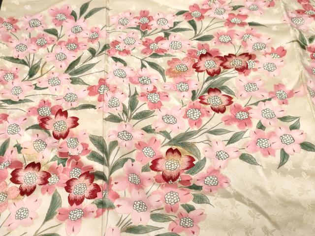 平和屋着物■訪問着 刺繍 枝花文 金彩 正絹 逸品 CABF4128ev
