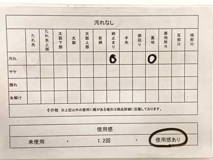 平和屋着物◎六通柄袋帯　花青海波　金銀糸　正絹　逸品　BAAX2208hv