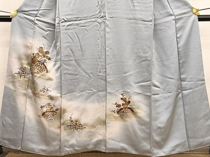 平和屋着物■訪問着 籬花文 暈し染め 金彩 やまと誂製 正絹 逸品 BAAX2016hv