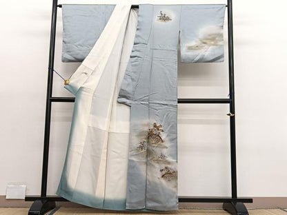 平和屋着物■訪問着 籬花文 暈し染め 金彩 やまと誂製 正絹 逸品 BAAX2016hv