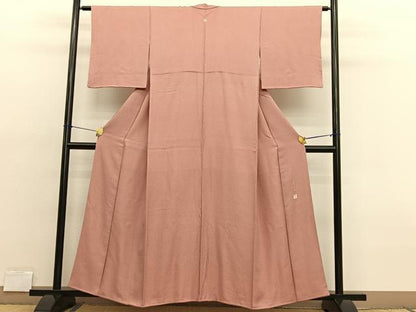 平和屋着物■本草木染作家　圓啓　江戸小紋　鮫小紋柄　正絹　逸品　BAAX2046hv