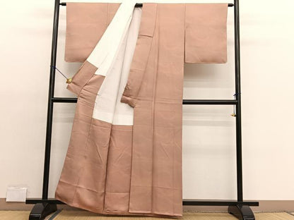 平和屋着物■上質な小紋 ふくれ織 瑞雲 暈し染め 正絹 逸品 未使用 BAAX2026hv