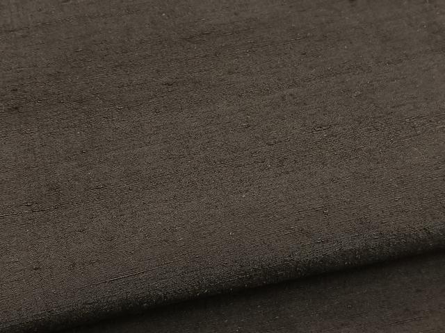 平和屋着物■男性　紬　色無地　藍媚茶色　正絹　逸品　BAAX2042hv