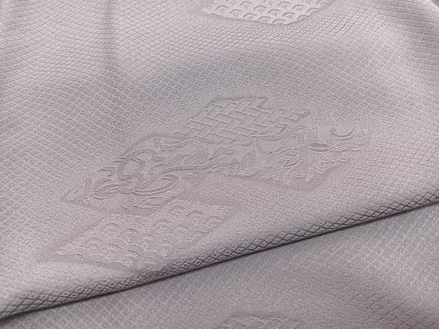 平和屋着物■上質な色無地 有職花地紋 浅紫色 正絹 逸品 BAAX2043hv