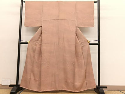 平和屋着物■上質な小紋 ふくれ織 瑞雲 暈し染め 正絹 逸品 未使用 BAAX2026hv
