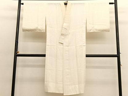 平和屋着物■長襦袢　無双仕立て　花地紋　正絹　逸品　BAAX2073hv