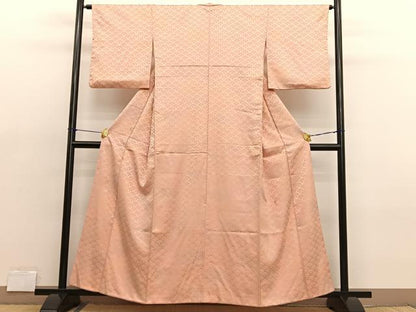 平和屋着物■上質な小紋 雪輪青海波 暈し染め 正絹 逸品 BAAX2074hv