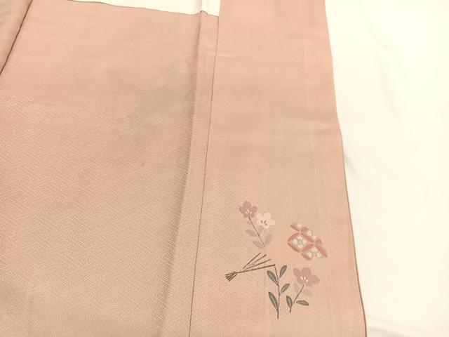 平和屋着物□中国三大刺繍 相良刺繍 総刺繍 訪問着 扇面花