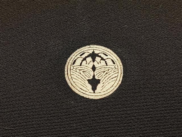 平和屋着物■豪華黒留袖　駒刺繍　飛鶴文　暈し染め　金銀彩　正絹　逸品　BAAX2105hv