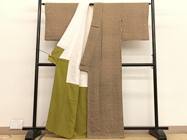 平和屋着物▽上質な小紋　単衣　菊尽くし　正絹　逸品　DAAV5394az 2026年最新】Yahoo!オークション -平和屋 着物 単衣の中古品・新品・未