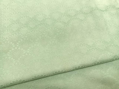 平和屋着物■上質な小紋 菊青海波 正絹 逸品 BAAX2089hv