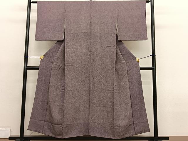 平和屋着物□江戸小紋 鮫小紋柄 鬼しぼ縮緬 正絹 逸品 BAAX2135hv