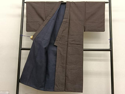 平和屋着物■男性　紬　霞文　正絹　逸品　BAAX2117hv