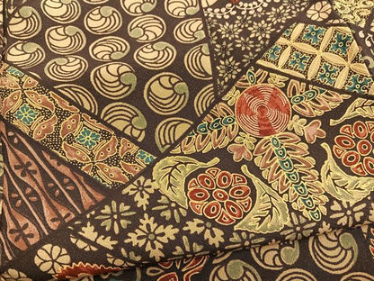 平和屋着物■上質な小紋 切嵌文様 正絹 逸品 BAAX2159hv