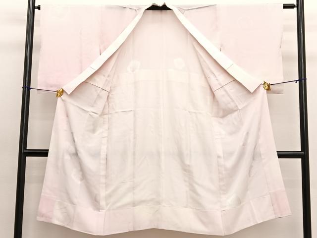 平和屋着物■長襦袢 無双仕立て 光琳梅 暈し染め 正絹 逸品 BAAX2196hv