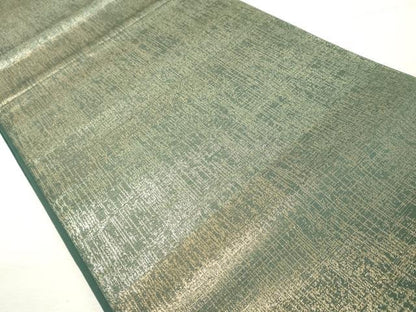 平和屋着物◎六通柄袋帯 横段文 金糸 正絹 逸品 DABE7855cd