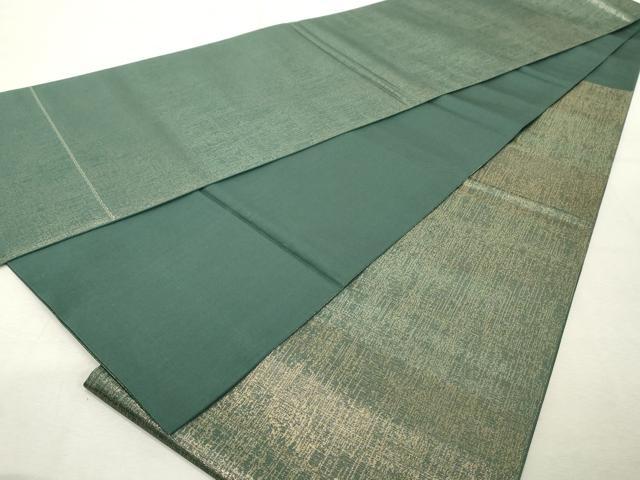 平和屋着物◎六通柄袋帯 横段文 金糸 正絹 逸品 DABE7855cd