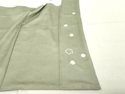 平和屋着物■訪問着 絞り 刺繍 枝花文 金彩 正絹 逸品 DABE7900cd