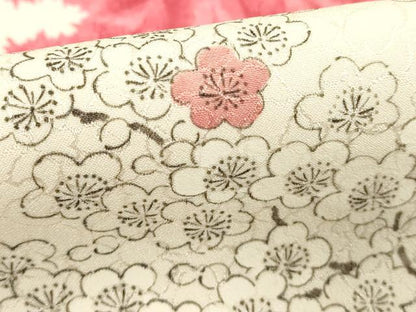 平和屋着物■上質な小紋 手描き エ霞風景文 正絹 逸品 DABE7908cd