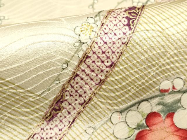平和屋着物■豪華振袖 手描き 花丸文 金彩 正絹 逸品 DABE7918cd