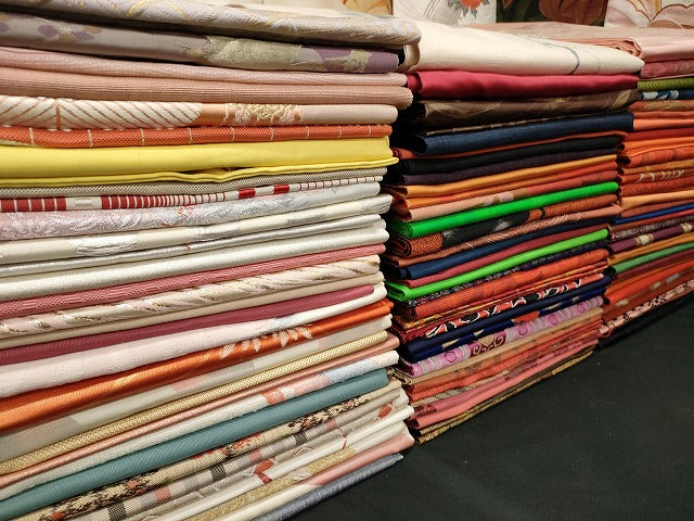 平和屋本店■名古屋帯 まとめて100点 蝶 風景 更紗 花柄 作家物 手描き 刺繍 金銀糸 など 着用可能多数 未使用品あり 全て正絹 se011