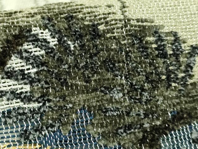 平和屋本店●極上　銀座もとじ　人間国宝　五代　田畑喜八　太鼓柄袋帯　モール　老松　金銀糸　逸品　DZAB6632kh6