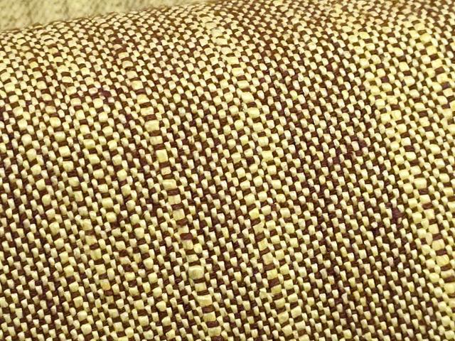 平和屋本店●希少　ざざんざ織　八寸名古屋帯　証紙付き　逸品　DZAB6612kh6
