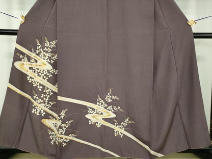 平和屋着物●訪問着　吉祥花文　金彩　正絹　逸品　DABE5452ps