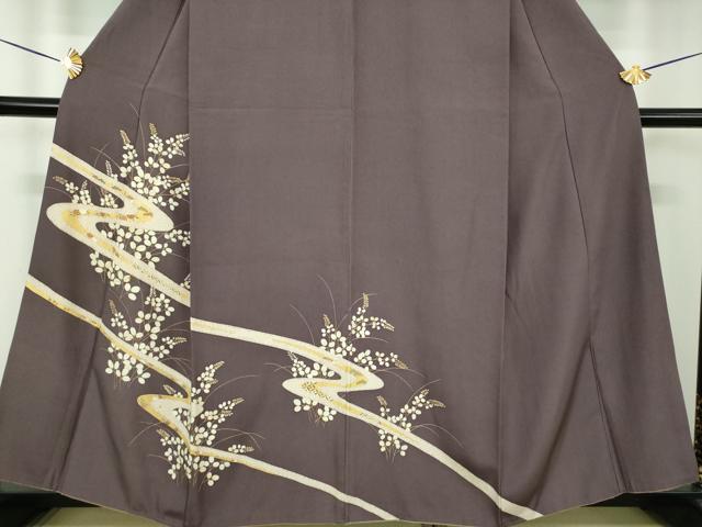 平和屋着物●訪問着　吉祥花文　金彩　正絹　逸品　DABE5452ps