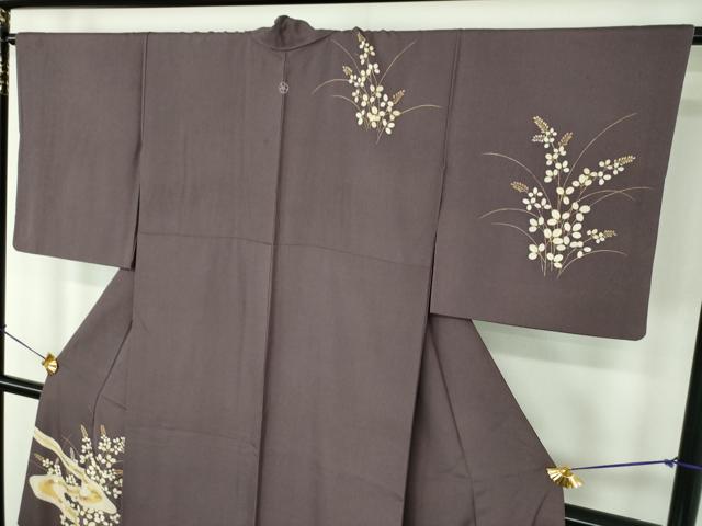 平和屋着物●訪問着　吉祥花文　金彩　正絹　逸品　DABE5452ps