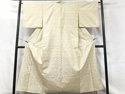 平和屋着物■本場大島紬 幾何学文様 正絹 逸品 CABF5103xe