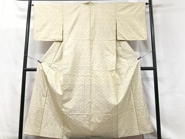 平和屋着物■本場大島紬 幾何学文様 正絹 逸品 CABF5103xe