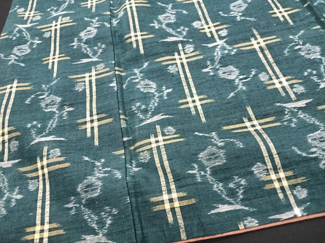 平和屋着物■上質な紬 草花文 正絹 逸品 CABF5105xe