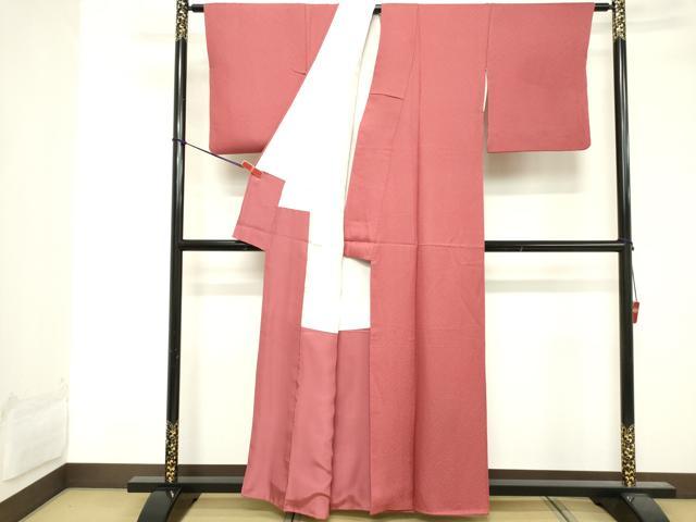 平和屋着物■上質な色無地 今様色 正絹 逸品 DABE7944cd