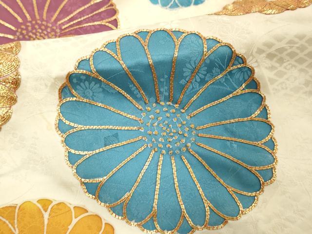 平和屋着物■訪問着 駒刺繍 舞花文 金彩 正絹 逸品 DABE7938cd
