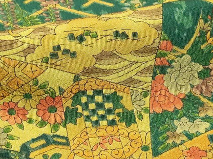 平和屋着物■上質な小紋 切嵌吉祥文 高島屋扱い 正絹 逸品 DABE7945cd