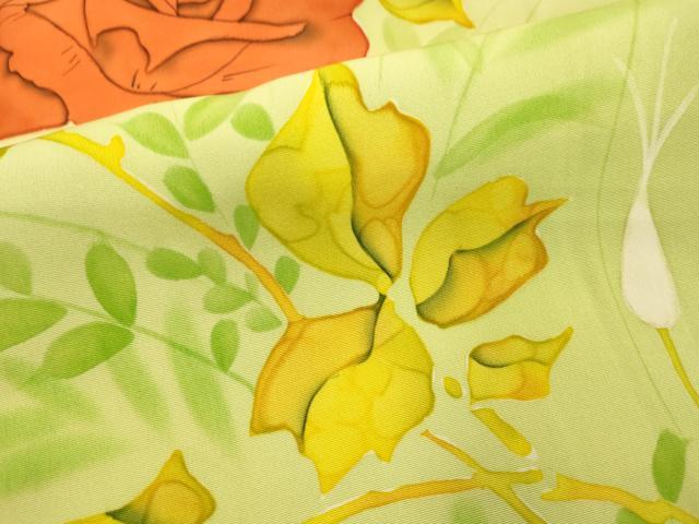 平和屋着物■訪問着 手描き 枝花文 金彩 正絹 逸品 DABE7994cd