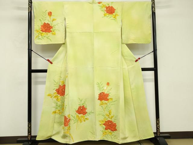 平和屋着物■訪問着 手描き 枝花文 金彩 正絹 逸品 DABE7994cd