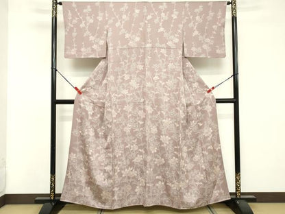 平和屋着物■訪問着 枝花文 正絹 逸品 DABF4024cd