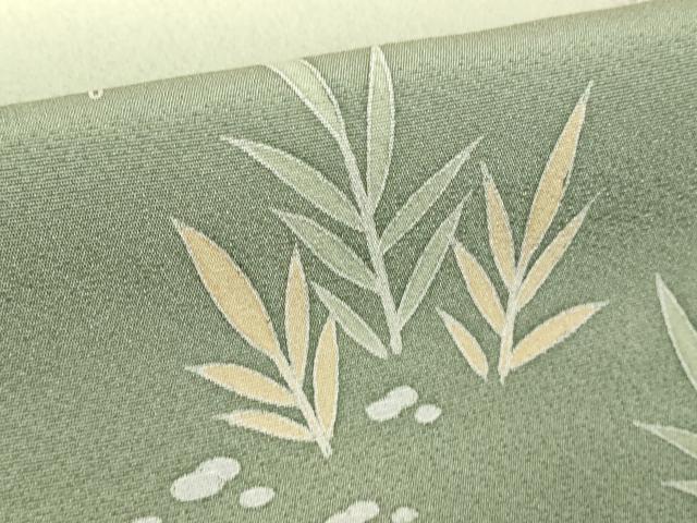 平和屋着物■訪問着　友禅　作家物　風景枝松文　暈し染め　正絹　逸品　DABF4053cd