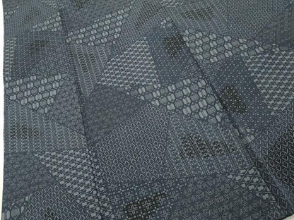 平和屋着物■上質な小紋　切嵌吉祥文　正絹　逸品　DABF4049cd