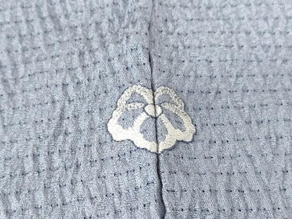 平和屋着物▽訪問着　単衣　総絞り　エ霞花文　金彩　正絹　逸品　DABE4530az