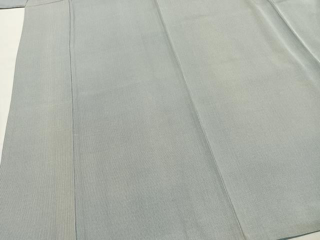 平和屋着物●染：新井梅春・型：人間国宝　児玉博　江戸小紋　万筋　青色×白色　正絹　逸品　AABI1537fy