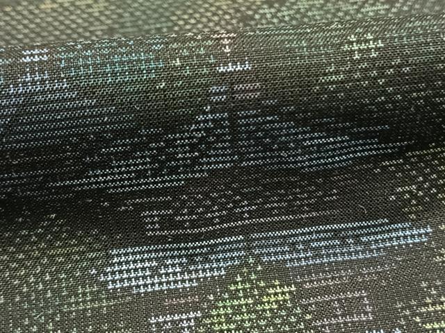 平和屋着物●本場大島紬　カタス7マルキ　風景文　正絹　逸品　AABI1547fy